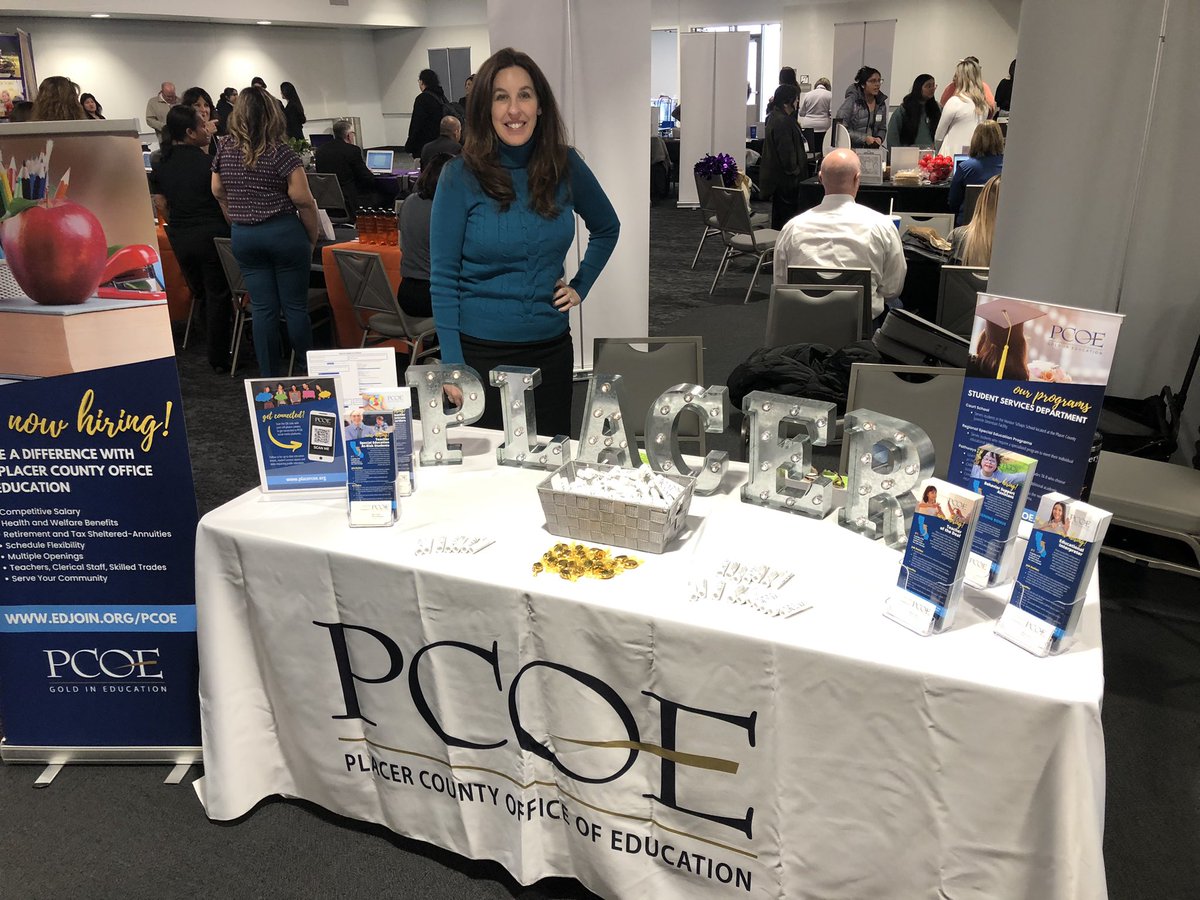 AsstSuptHR's tweet photo. Stop by our table @FresnoStateAlum @Fresno_State! Excited to continue our recruiting for 23-24 🤩 @Placer_COE #goldineducation https://t.co/gNQCSoerzL