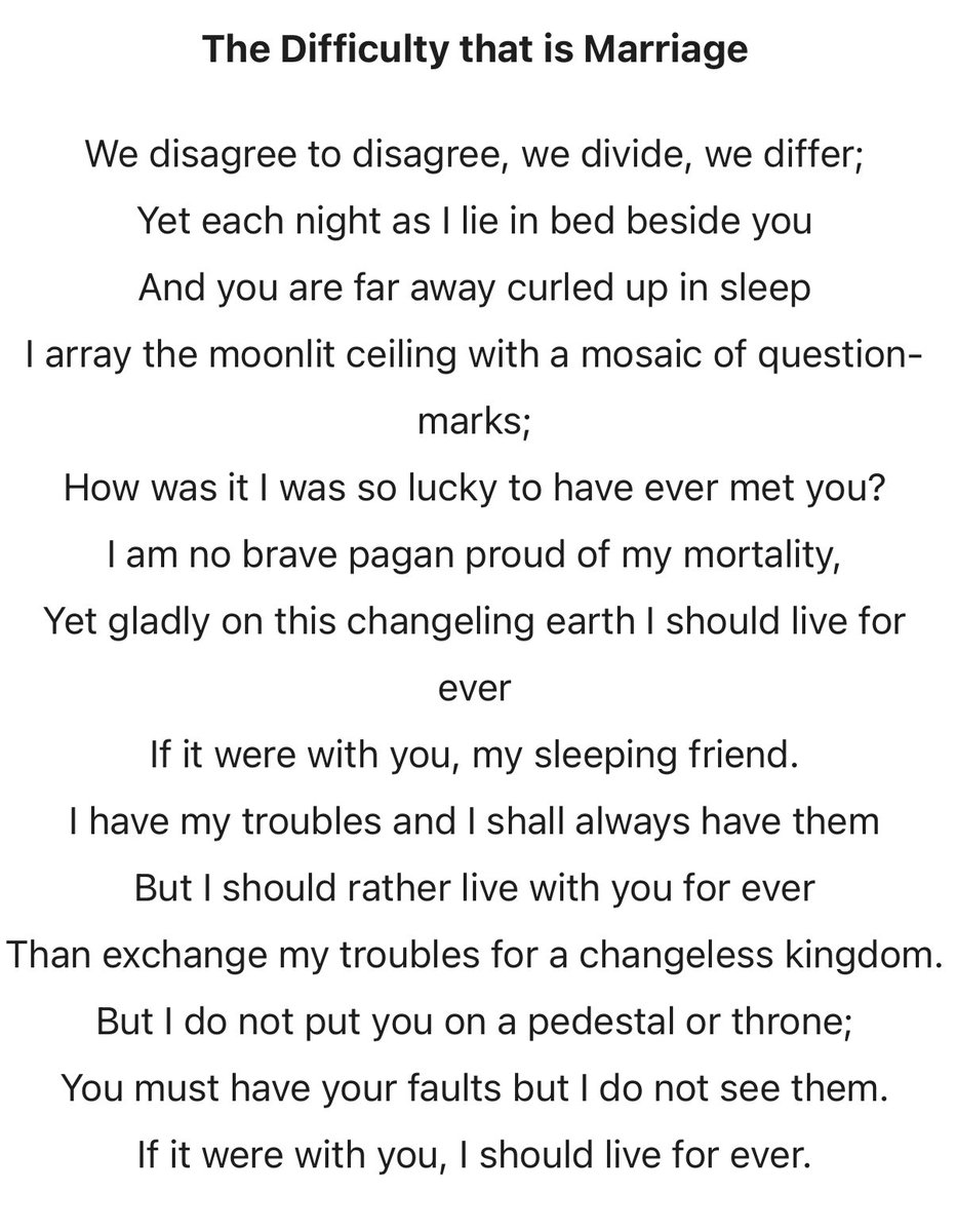 amyloulaney's tweet photo. @Joseph_Fasano_ @KathleenOssip @parisreview We had this by Paul Durcan at our wedding. Twenty years on… https://t.co/NcFFRwE01p