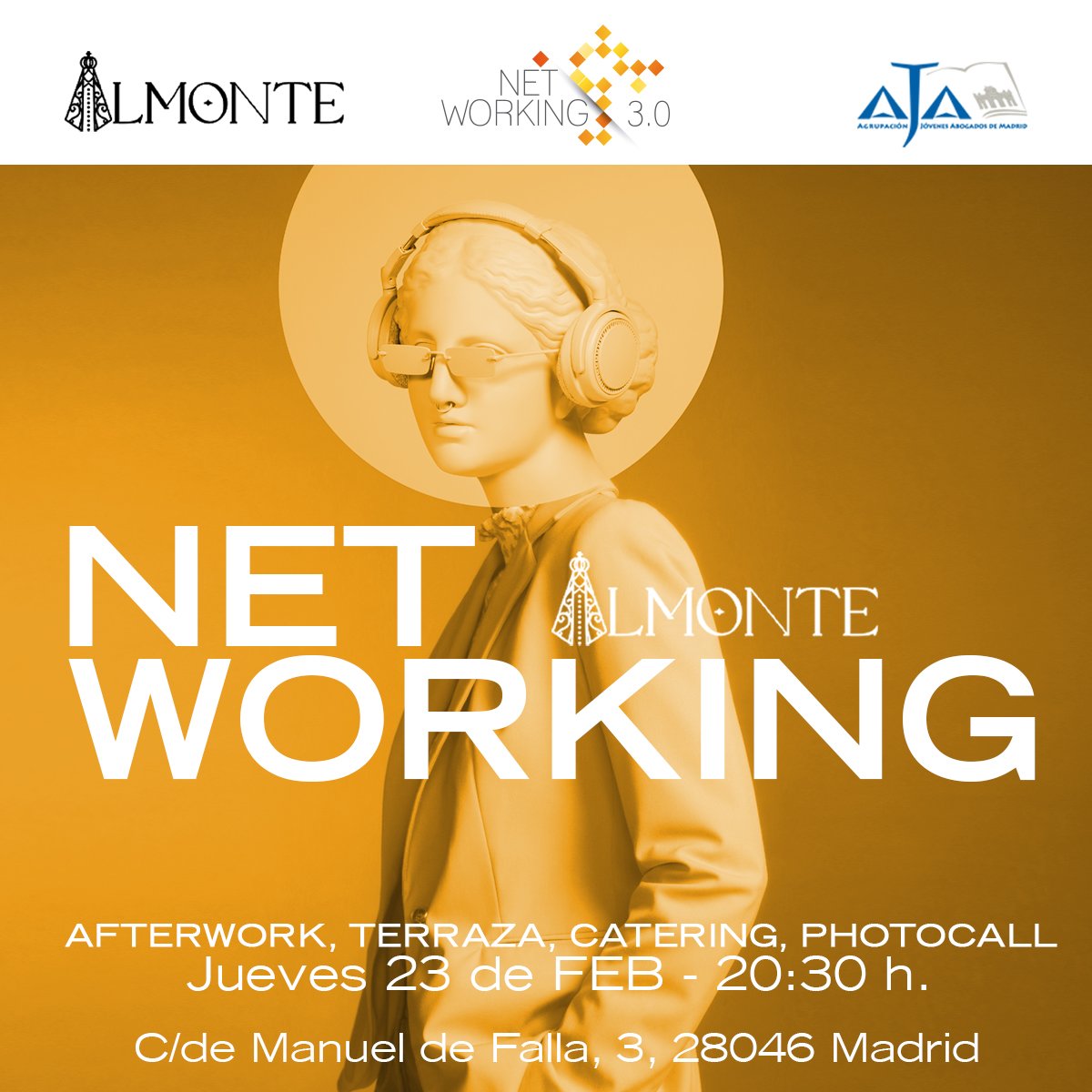 Networking_30's tweet image. #SaveTheDate Jueves 23FEB vuelve otra edición del mejor #afterwork de Madrid! Te esperamos! #NETWORKING #Networker