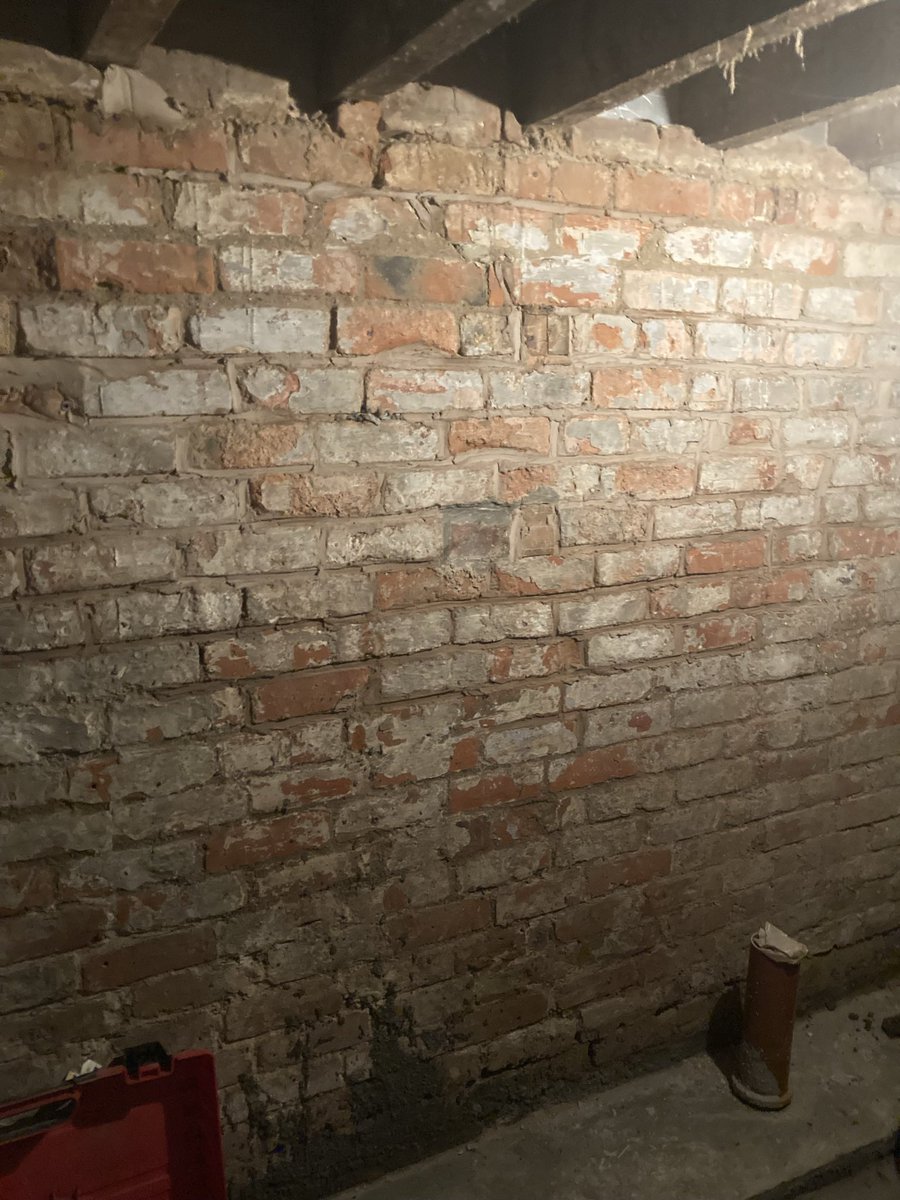 2/3… We consulted a structural engineer and did brickwork repairs and some underpinning work…