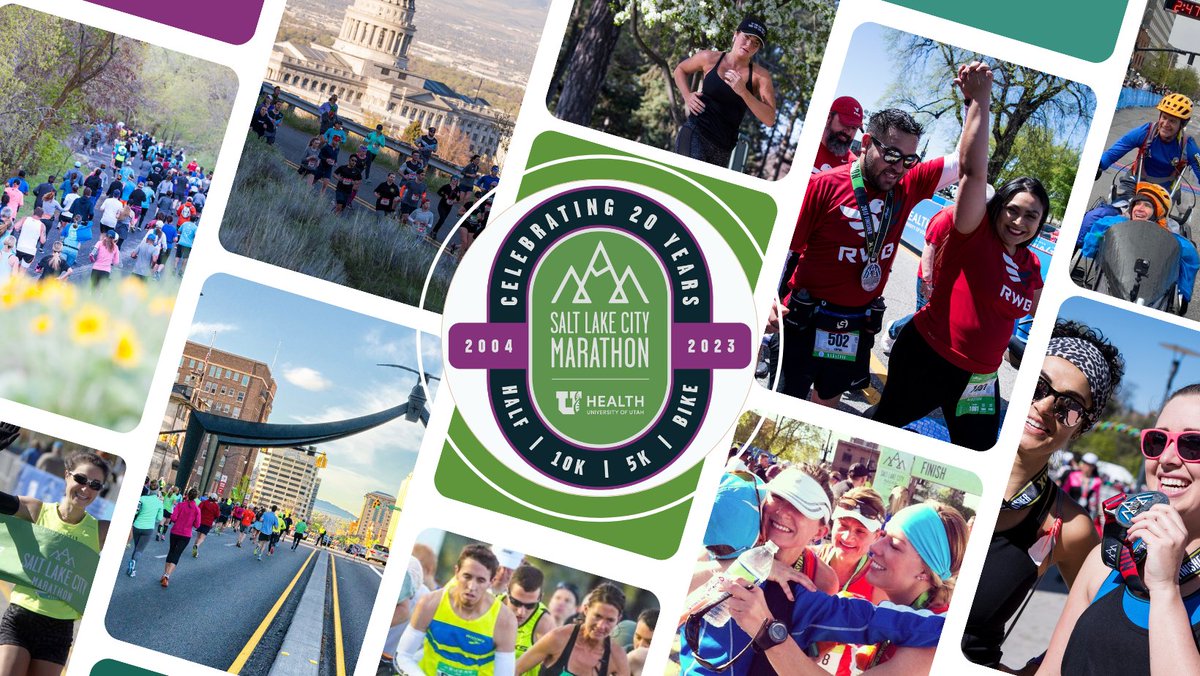 Exactly 2 MONTHS from today we will be celebrating our 20 YEAR ANNIVERSARY! We can't wait to see you at the Start Lines on April 22 to #runthecapital!

Full l Half l 10k l 5k
Bike Tour l Kids K
(*prices go up 3/5)

saltlakecitymarathon.com

#SLCMarathon 
#20yearanniversary