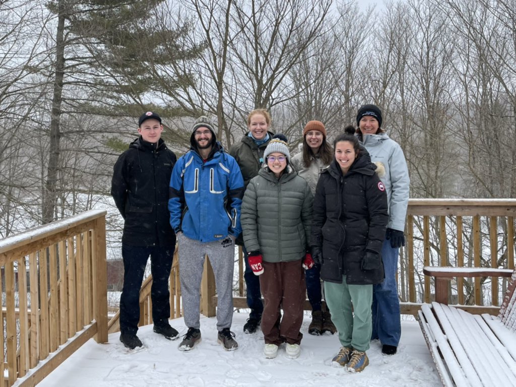 Our first (aiming to be annual) SUN Team writing retreat! Enjoying the space, view, food, snow, and company with <a href="/NatalieAnCarter/">Natalie Carter</a> <a href="/MelaPolidoro/">AlexisMelaPolidoro</a> Kraig Matthews <a href="/Regena_Sinclair/">Regena Sinclair</a> <a href="/swander/">Stuart Anderson</a> and Faith Rahman <a href="/FiveOaksCentre/">Five Oaks Centre</a>.