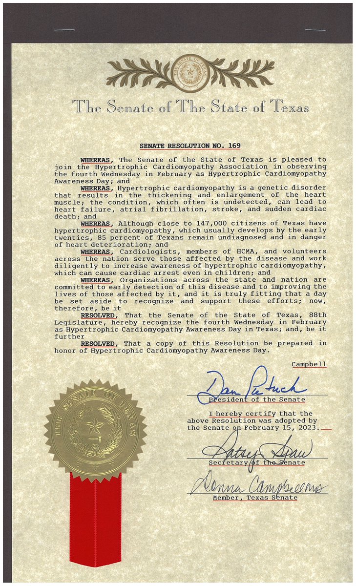 Chris Britton (@chrisbritton92) on Twitter photo Thank <a href="/DonnaCampbellTX/">Donna Campbell</a> for helping draw attention to Hypertrophic Cardiomyopathy! #txlege #HCMAwarenessDay #HeartDisease #HCMstrong #4HCMawareness #4hcm Thank <a href="/DonnaCampbellTX/">Donna Campbell</a> for helping draw attention to Hypertrophic Cardiomyopathy! #txlege #HCMAwarenessDay #HeartDisease #HCMstrong #4HCMawareness #4hcm
