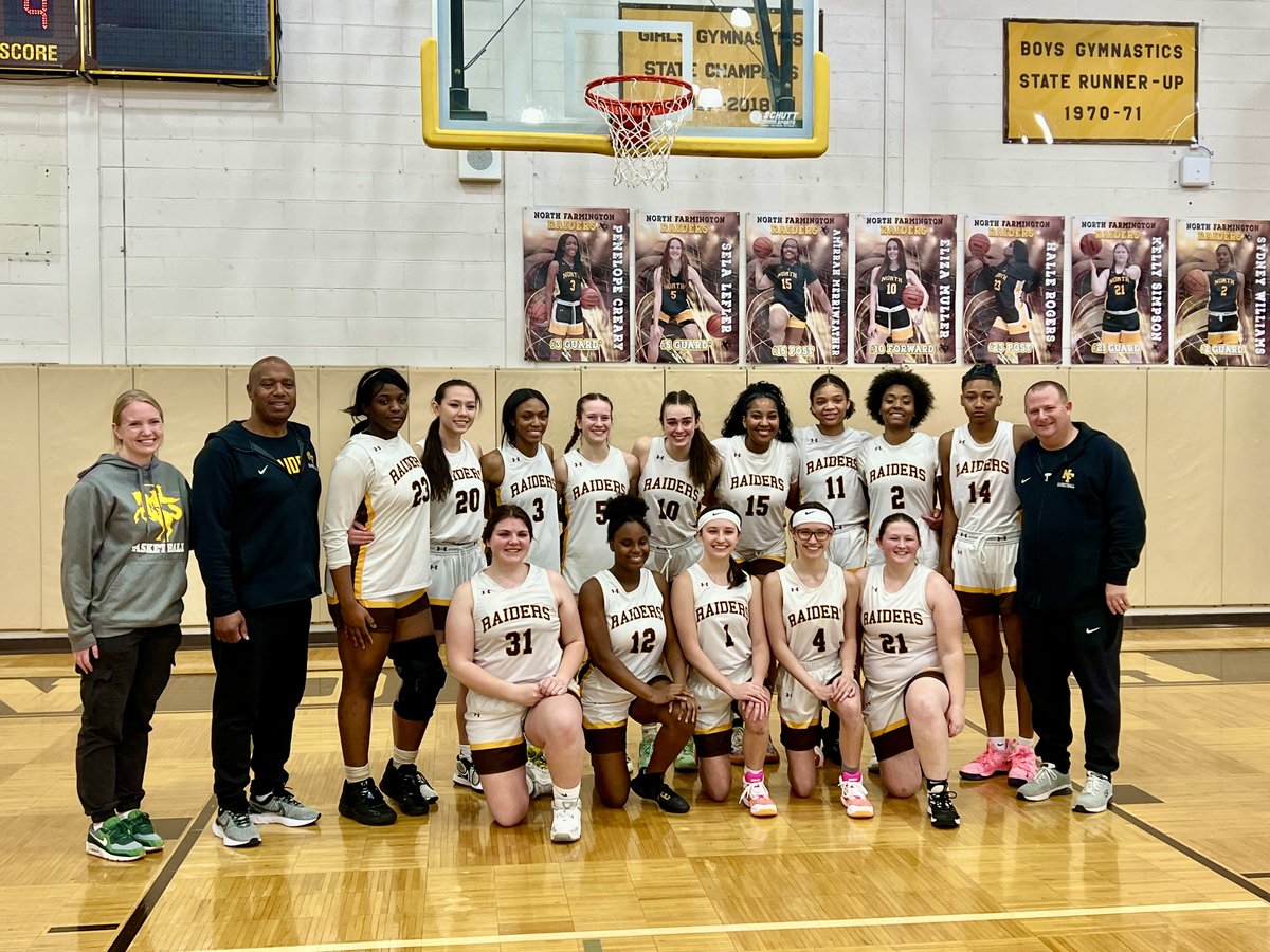 FPSInformation's tweet photo. Congratulations to the NFHS Girl's Basketball Team! They won the OAA White Division with a win over Oxford last night. The team is 21-0 this season! WAY TO GO, RAIDERS! 🏀🏆#FPSSuccess https://t.co/6Tp17BSAcQ