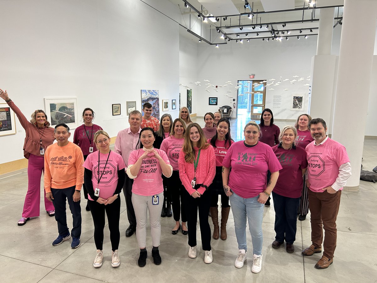 NVSD44's tweet photo. On @pinkshirtday, join us as we continue to focus on the power of kindness and providing for our community safe, welcoming, inclusive learning environments where all feel valued and respected. #LiftEachOtherUp

See our website for resources 👉 https://t.co/RrGuDHTQ2M https://t.co/pz3fk0I7EV
