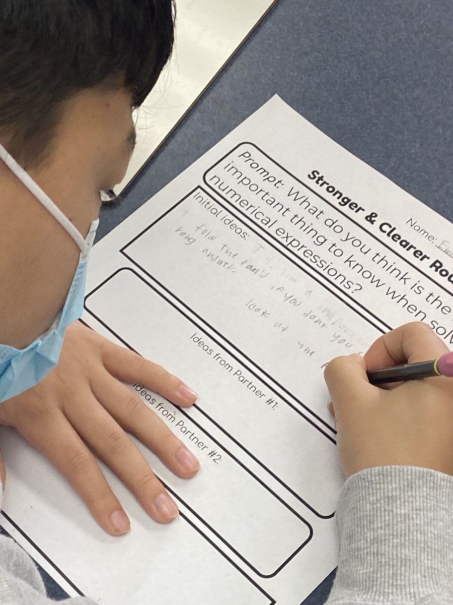 Betsyj25's tweet photo. Stronger and Clearer ever time…#valueadded when students collaborate to write strong and clear responses in math. @OwlieWood @angecensoplano @NSDLeighangela #NSDnow @CRLP_UCSD #iELD https://t.co/EjM1AtvnVn