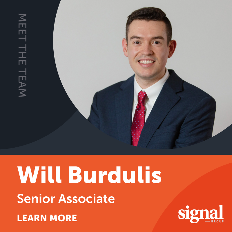 signalgroupdc's tweet photo. At Signal, Will combines communications and design expertise to facilitate integrated campaigns that move the needle for his clients. Read more in his #SignalSpotlight here:
