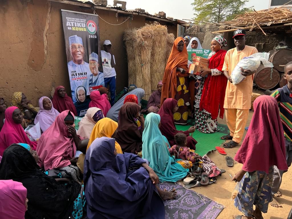 Ubando001's tweet photo. #Waysa is prepared for this Saturday. The Yobe State committee of Waysa has undergone door2door mobilization and voter awareness throughout the state in favor of Atiku. #Atiku is Winning on Saturday. https://t.co/TfG1iMPS0S