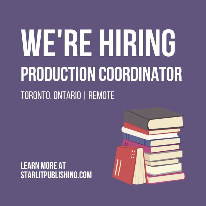 We're looking to hire a full-time Production Coordinator to join our growing team!

Learn more about the position and how to apply: starlitpublishing.com/blogs/news/wer…

Deadline: March 8, 2023

#ProductionCoordinator #BookPublishing #BookProduction #PublishingJobs #BookJobs #BookIndustry #Pu