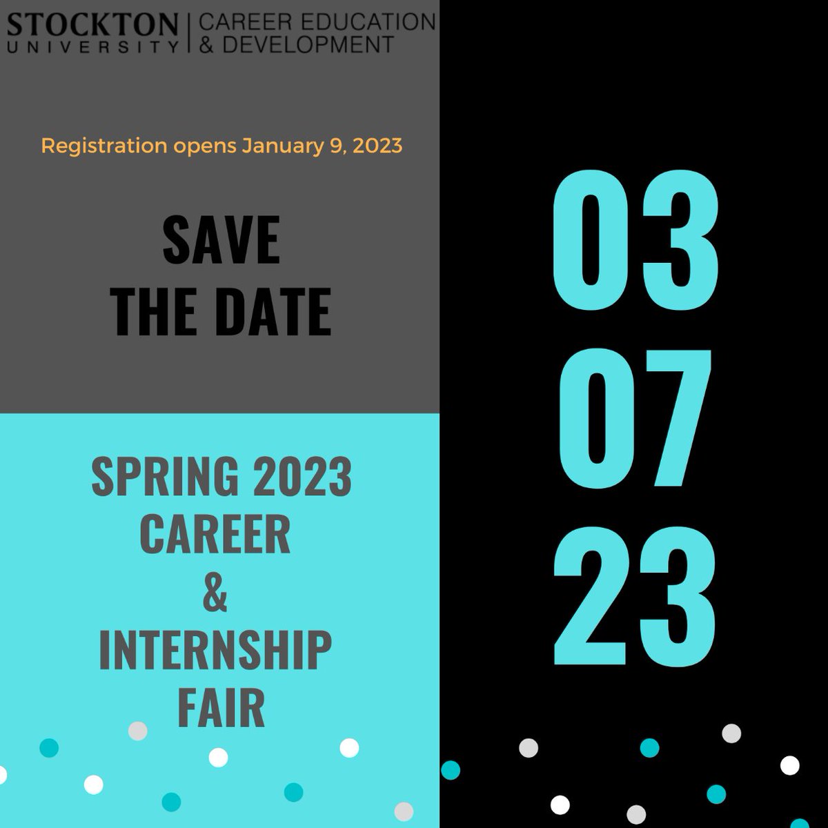 Cannabis Events Calendar In a sign of normalization of NJ cannabis, Stockton U’s spring career fair features cannabis companies alongside other businesses. On Tuesday, March 7th 10am-2 pm over 200 students will be there. Register here to exhibit: stockton.edu/career-center/…