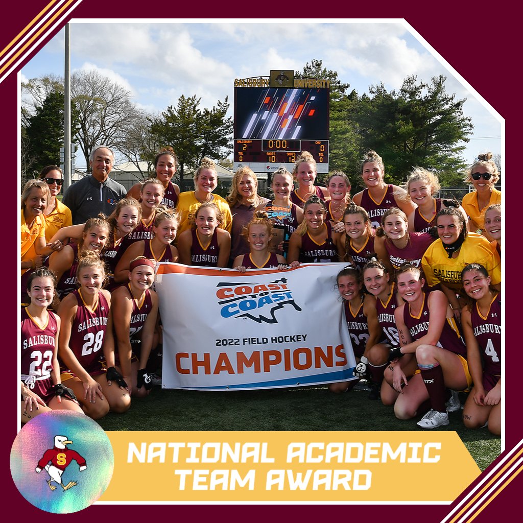 Our team received the NFHCA National Academic Team Award for earning a team GPA of 3.5 or higher this fall semester!