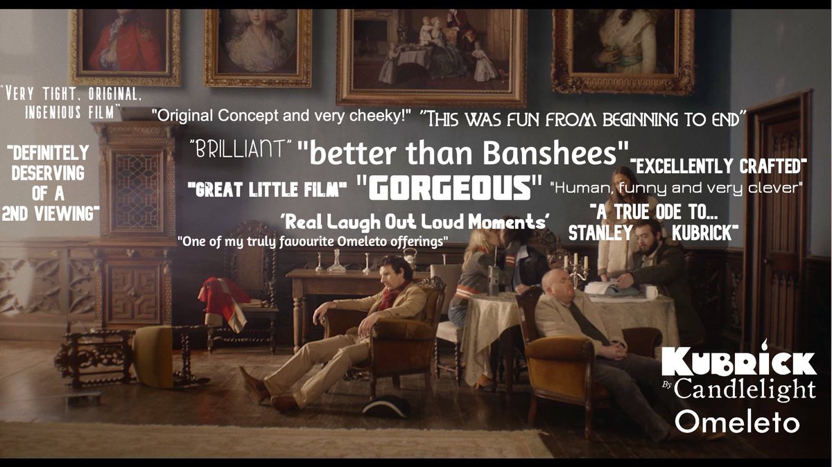 kubrickfilm's tweet image. Here's what some of the lovely people who have watched Kubrick By Candlelight have been saying over on YouTube. If you haven't seen it then check it out here youtu.be/Rk8fMApL7Fw #KBC #kubrick #omeleto
