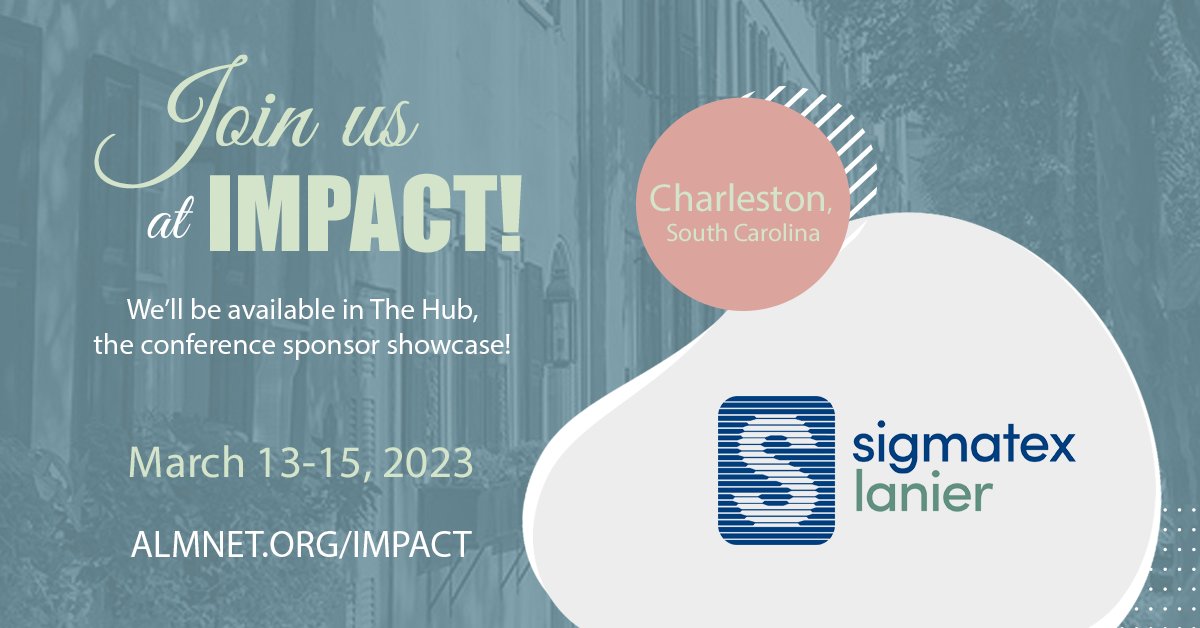 We're excited to once again sponsor IMPACT! Learn more about the upcoming conference here: almnet.org/mpage/IMPACT20…
