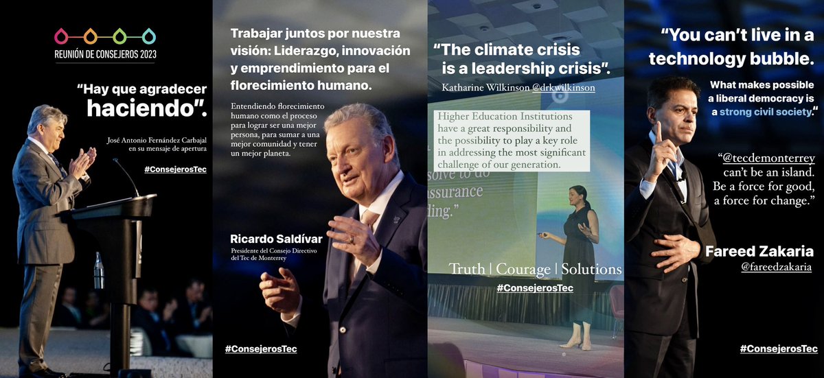 jpmurra's tweet photo. Nuestra Reunión de Consejeros fue un espacio de inspiración y aprendizaje, para reforzar nuestra visión hacia el futuro y honrar nuestros legados como @TecdeMonterrey, junto a nuestros consejeros, consejeras y donantes. #ConsejerosTec https://t.co/FoU70uzlMT
