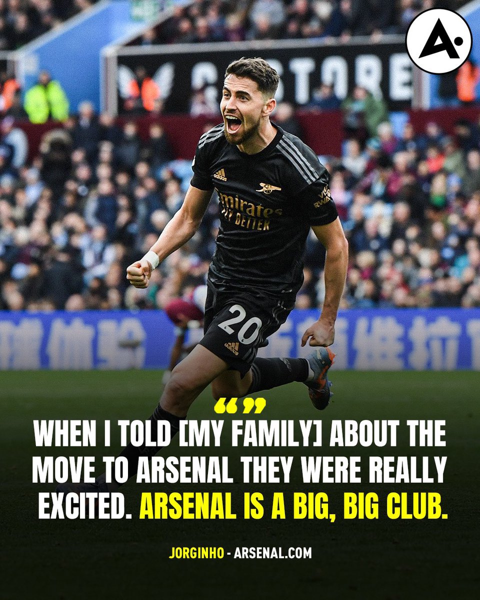 🗣️ Jorginho speaking to @Arsenal about his new home… 🏡🔴⚪️