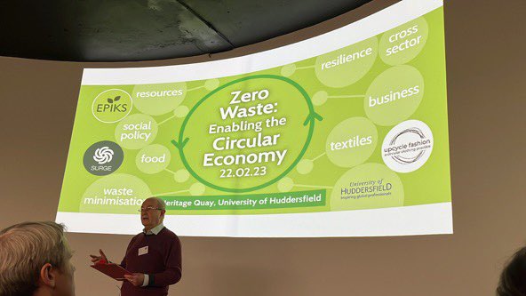 DrJohnLever's tweet image. Good to see that our joint #SURGE event went well today! Thanks to @chasball4 @EpiksK for all the hard  work organising, to all speakers, &amp;amp; to #Talia &amp;amp; #Harriet @UoHBusinessSch @HuddersfieldUni for great support! #circulareconomy #zerowaste 
🙏 for the pics!