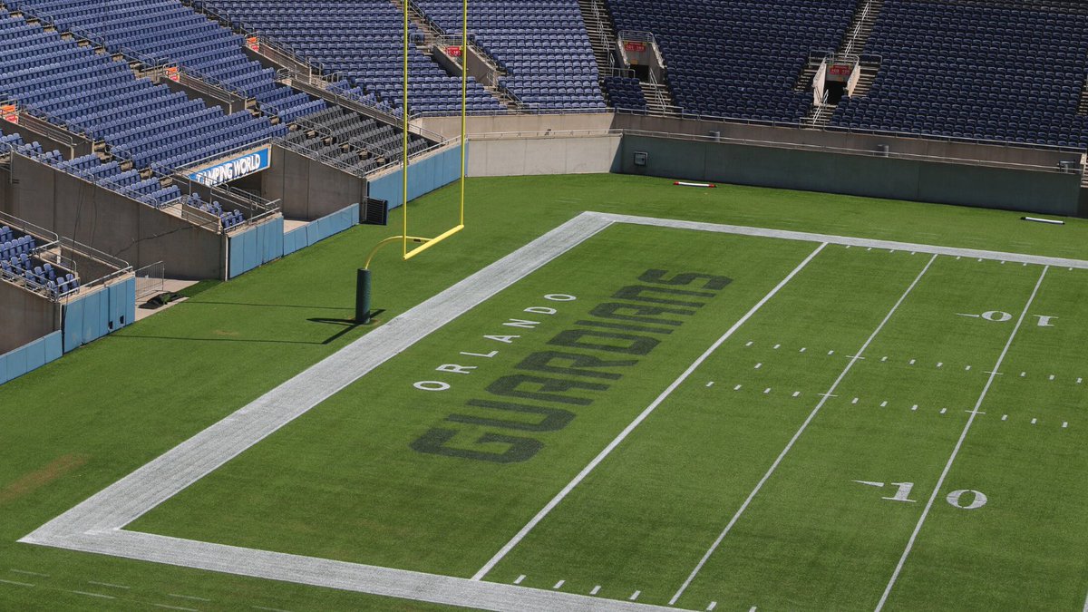 Camping World Stadium on Twitter "The XFLGuardians are gearing up for battle, and so is the