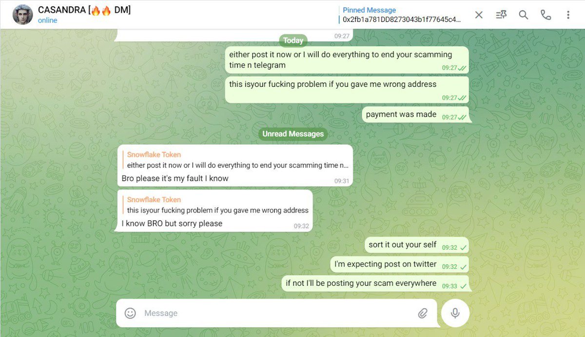 Snowflake Token tweet media