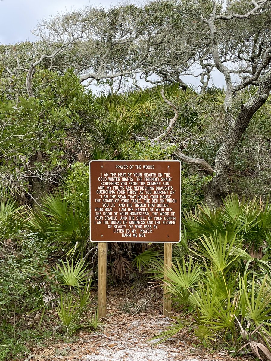 How lovely is this state park sign?