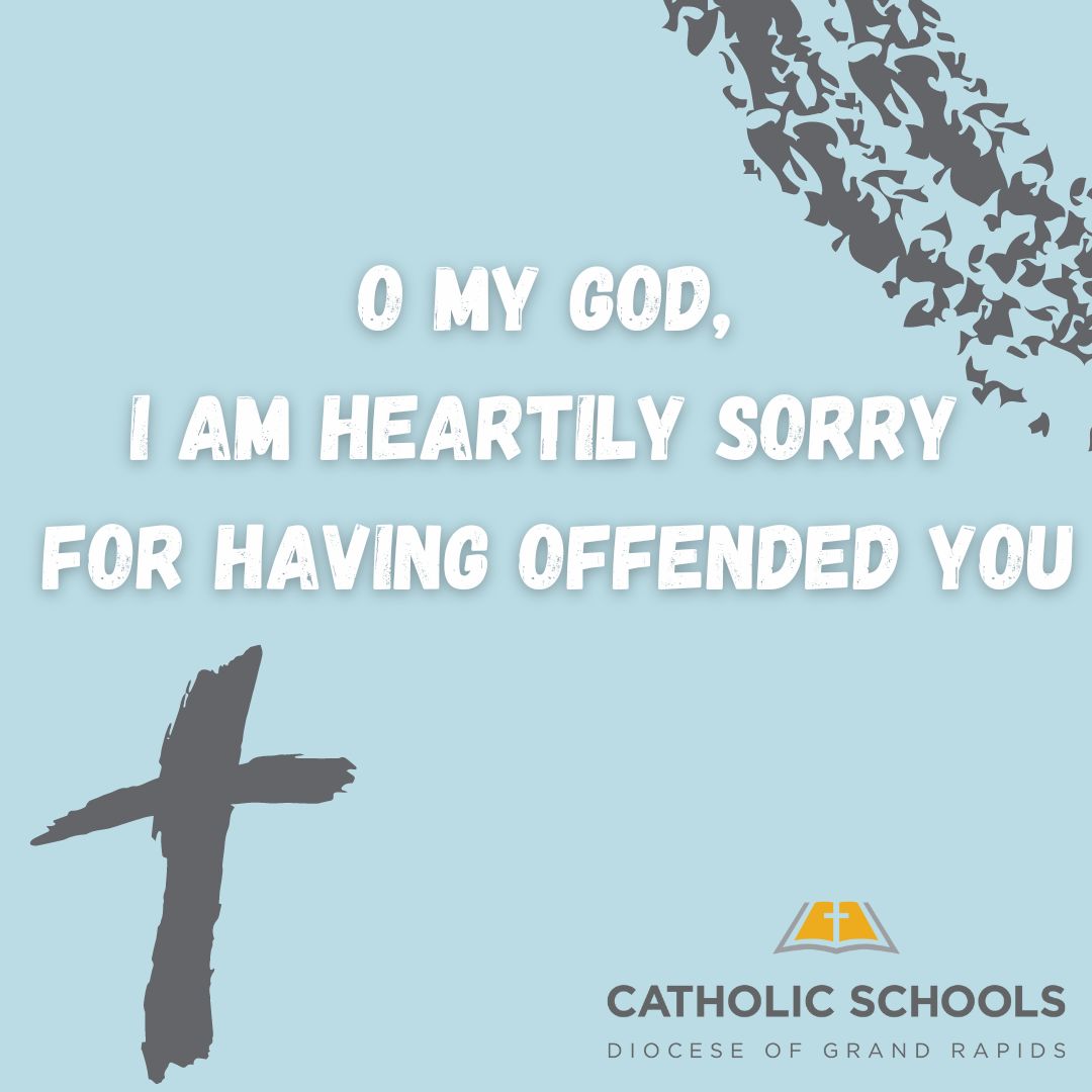 Starting today, Bishop Walkowiak has asked that time be set aside at the end of each school day for all Catholic school students to begin to reflect and then pray together an Act of Contrition. Read more about this initiative here: catholicschools4u.org/.../bishop-wal…...