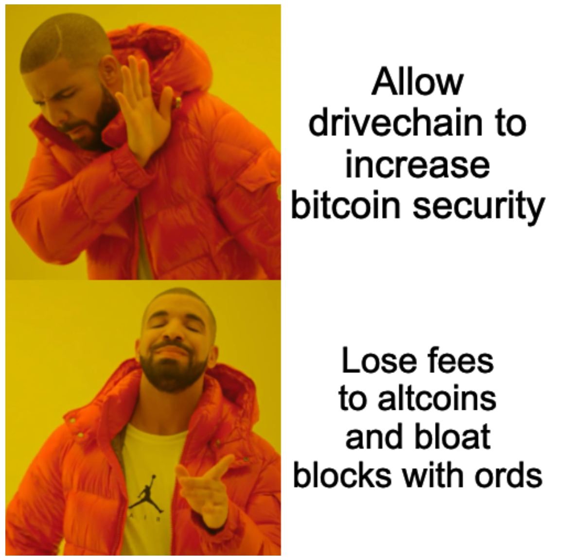 EnjoyDrivechain's tweet photo. #drivechain #layer2 #Bitcoin #Bitcoin2023 #fees #fullblocks https://t.co/BFNBC6gVRm