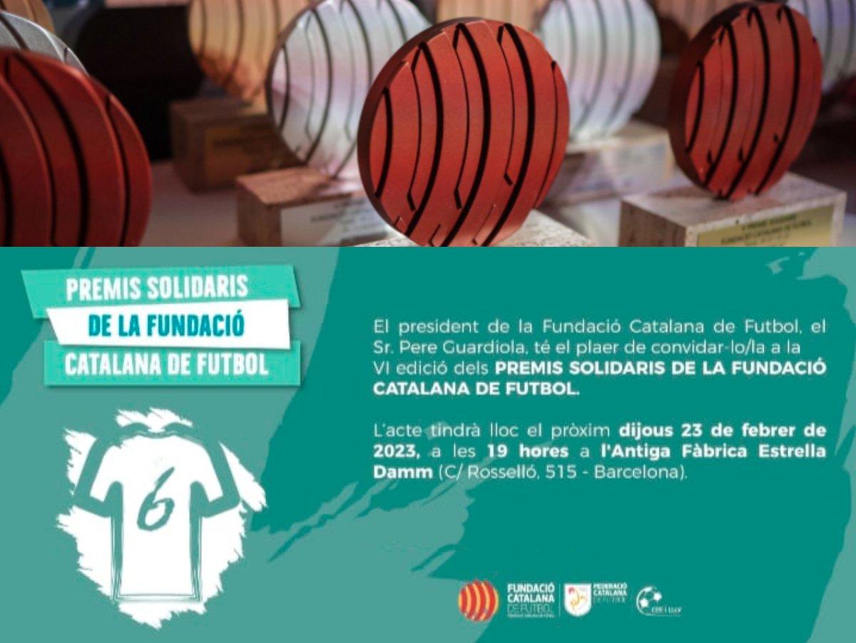 CEFCanMir's tweet photo. El CEF Can Mir nominat als “VI Premis Solidaris” de la Fundació Catalana de Futbol

https://t.co/7jFqoThJEN

#CEFCanMir #Noticies #FutbolPerATothom #FutbolCat  #FCF #CooperacioInternacional #Bouloukounda #RubiCity #RubiEsport @FCF_CAT https://t.co/5GTe9zbF4g