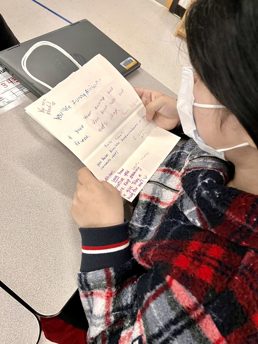 smmsiu's tweet photo. You’re never too OLD to be KIND. Last week we celebrated RAK Week by writing compliments to our classmates and reflecting on how we want to be remembered when we’re 100! #westgatepwcs #4thgrade #kindnessweek https://t.co/ON6ccbEDI5