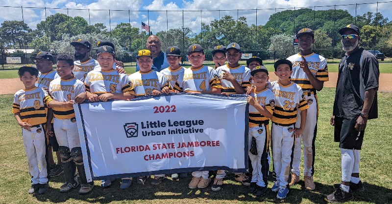 LittleLeague's tweet photo. Urban Initiative Jamborees are back 🙌

Starting in mid-April, eight events will take place across seven different states in an effort to provide players and their families, in leagues affiliated with the Urban Initiative program, with a fun and memorable experience.