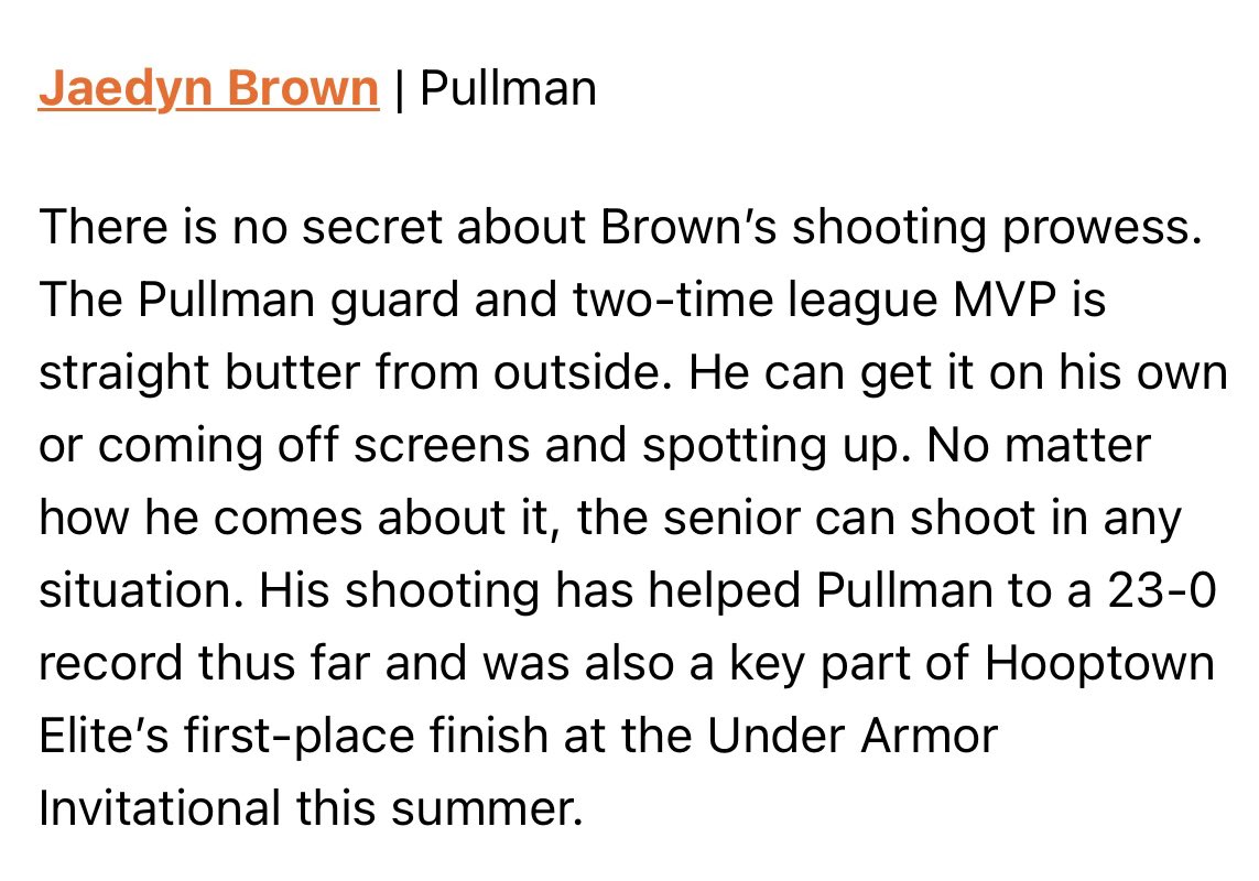 Love this writeup on our guy @jaedynbrown03! One of the best pure shooters in the country. Also has 22 dunks on the year!  #24MDTeamDaum 
@dauminator24 
@RyanJamesMN