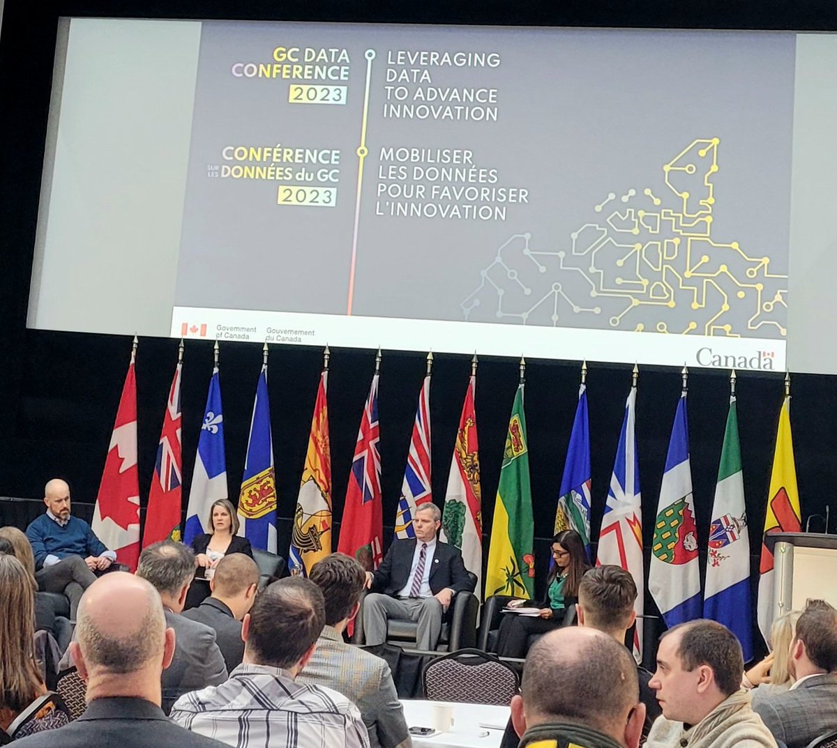 DerekJackson613's tweet photo. Great to be in person along with @AlyssaDaku at the GC Data Conference 2023. Love the message from @k_beckles that we need to be treating data like fuel instead of exhaust. #GCData2023 https://t.co/3c5AeGOqgS
