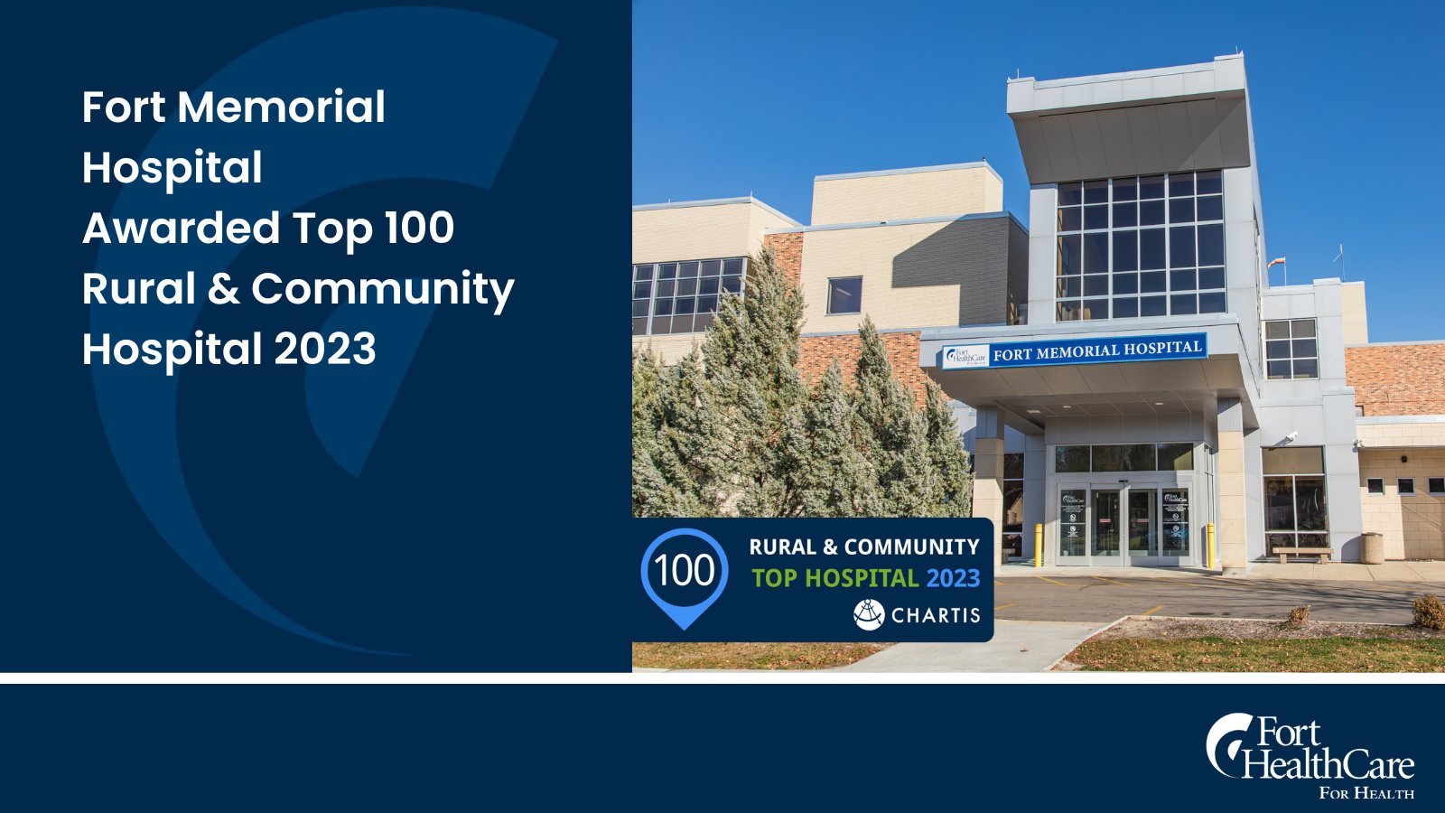 Fort HealthCare on Twitter "Fort Memorial Hospital has been chosen by