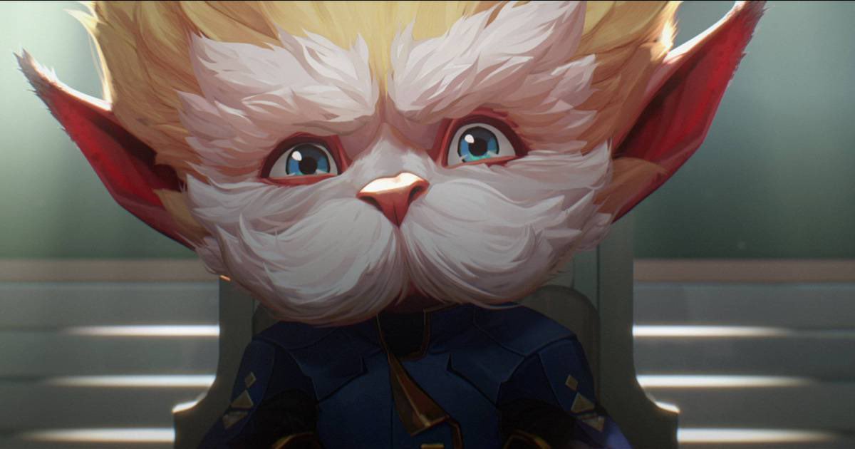 arcaneanything's tweet image. Heimerdinger adopted a cat !!