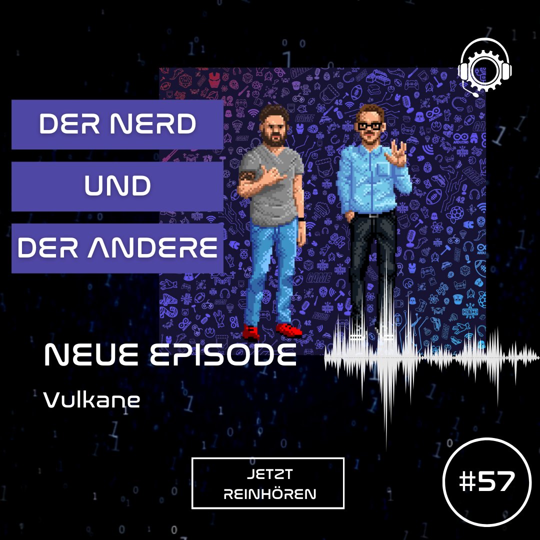 Bist du fasziniert von der Macht und Schönheit von Vulkanen? Dann haben wir genau das Richtige für dich! „Der Nerd und der Andere“ reden in Folge 57 über die erstaunliche Welt der Vulkane!
