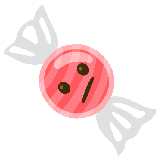 Emoji Kitchen on Twitter "Sweet as face with diagonal mouth 🍬 🫤"