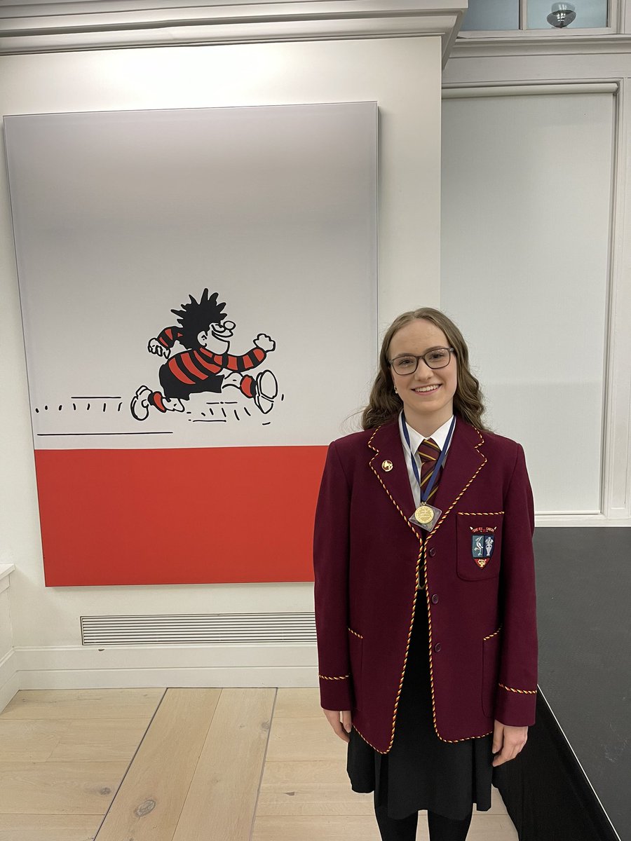 All of the competitors from schools across Dundee were amazing but a special congratulations goes to Kate in S5 who was crowned as one of 2 winners of the Gold Leng Medal Competition, 2023. We are so proud of you! #achievement #experiences <a href="/harrisacdundee/">Harris Academy</a>