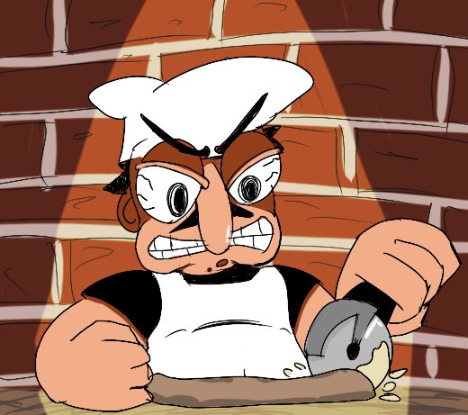 Cyus44's tweet photo. I drew the pizza man from my nightmares https://t.co/iulfb7HDbU