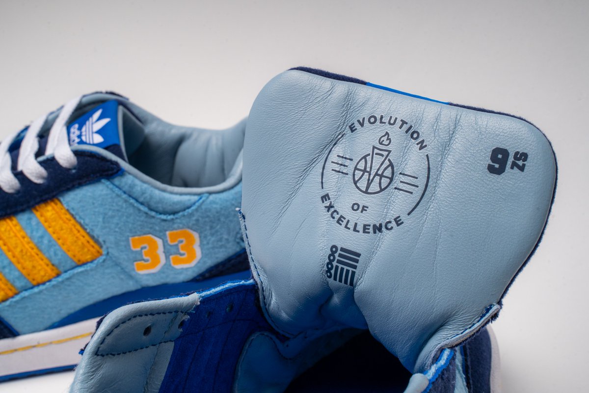 Check out the 1st item of the "Evolution of Excellence" collection, the <a href="/adidas/">adidas</a> Forum Alpha. Our Factory8384 designed these to commemorate <a href="/kaj33/">Kareem Abdul-Jabbar</a>'s UCLA career, where he won three championships. 
These kicks will be available on 2/28 to the first 33 VIP members of Club Skyhook!