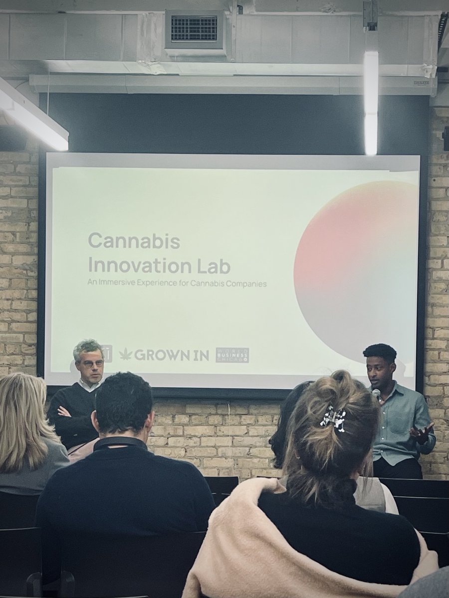 “There’s a lot of parallels with other industries. Learn from what’s been done already. It also comes down to knowing your business score card (metrics) and the language of cannabis.” - Tamer Mohamed, VP of Manufacturing @crescolabs #CannabisInnovationLab @1871Chicago