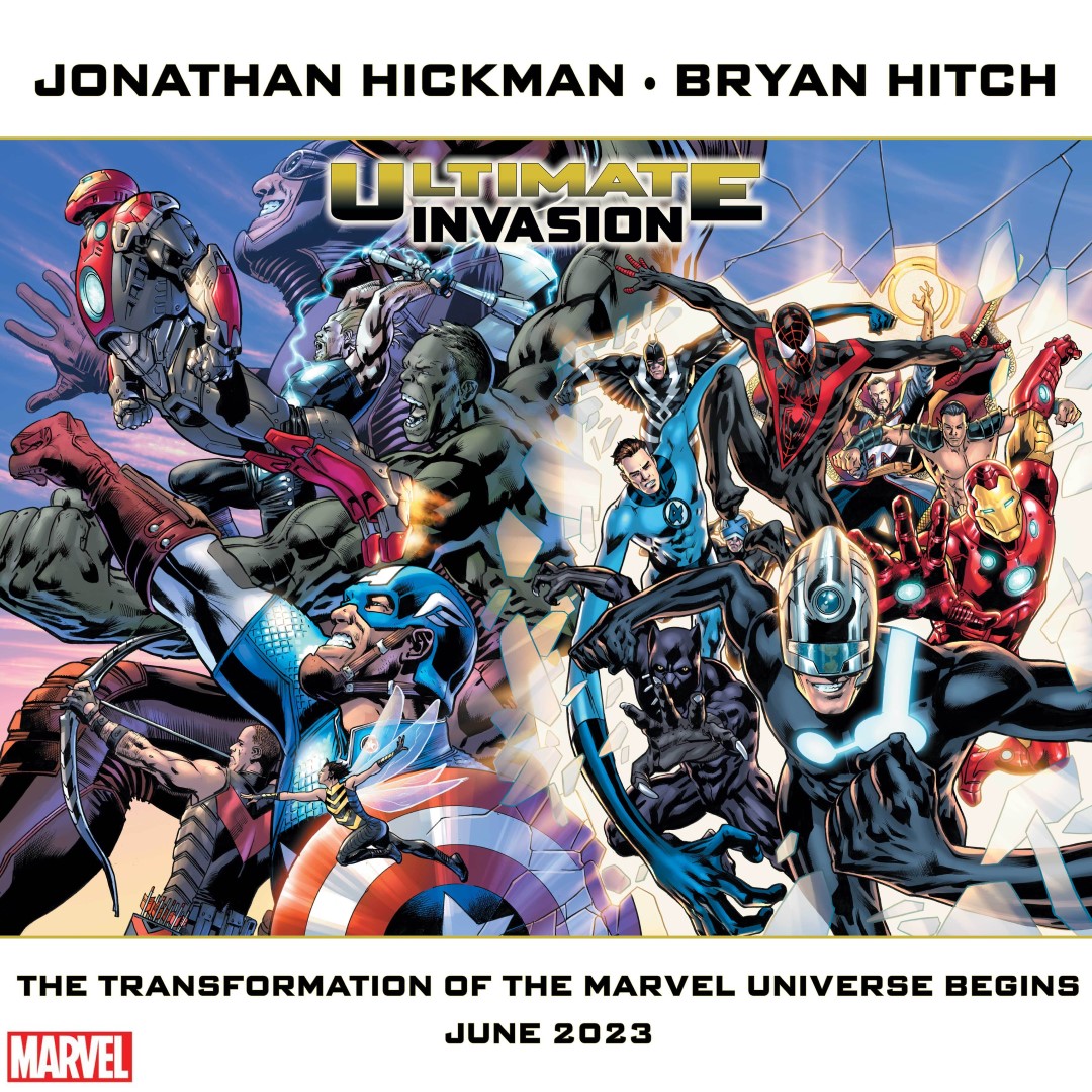 Il_Nerdastro's tweet image. "La Trasformazione del Marvel Universe"
A Giugno, #UltimateInvasion, saga in 4 albi, firmata #JonathanHickman e #BryanHitch, che promette di scrivere un nuovo capitolo dell'Universo Ultimate e una vera sfida per gli Eroi #MarvelComics: instagram.com/p/Co-oOAdIL4i/

#Fumetti