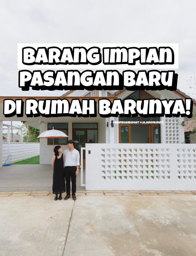 xiennaposted's tweet photo. BARANG IMPIAN PASANGAN BARU DIRUMAH BARUNYA!
—
A thread https://t.co/nNUEb4xLEA