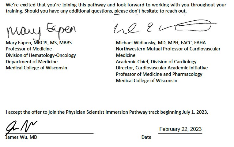 🚨ACCEPTED🚨 

Joining the @nih_nhlbi R38 MCW-PSIP track to study #healthdisparities in #MultipleMyeloma w/ @adsouza_md‼️ 

Excited to continue at @MedicalCollege w/ protected time & support in my journey to become a #healthequity scholar 🩺🩸#mmsm #bmtsm #HemeTwitter #MedTwitter