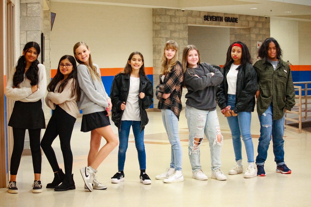 MarvinRidgeMSNC's tweet photo. Our 7th graders completed their unit on "The Outsiders" with a Marvin Ridge tradition, dressing up as either Socs or Greasers.  They nailed it!  #theoutsiders #literaturecomestolife #socsandgreasers

@aghoulihan @ucpsnc https://t.co/nW5Nc6RwEE