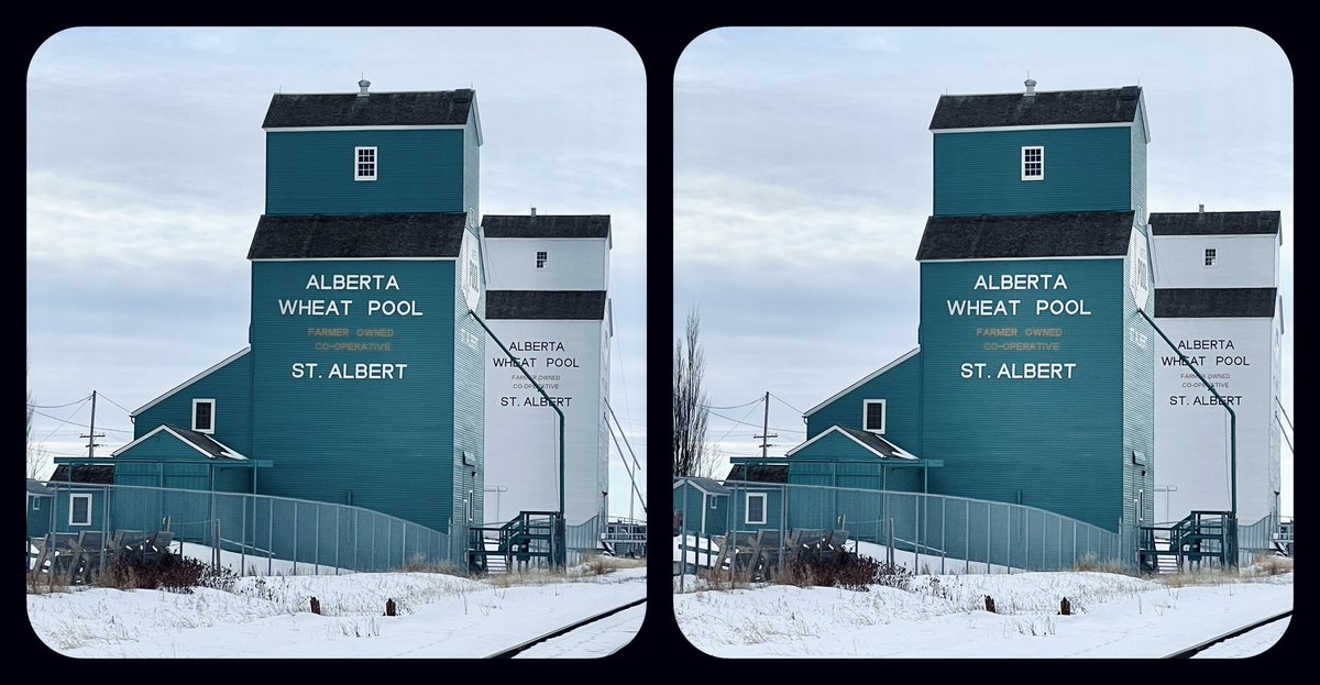 Shelley17237731's tweet photo. rain elevators used to be everywhere across Western North America a 100 yrs ago. Inspiration for @londonstereo GWW challenge.. trying to capture life in my neighborhood #canadianstereoscopicview #alberta #stalbert #canada #sigfy #stereo #stereoscopy #3dstereo #3dphoto https://t.co/SrucstQWrB