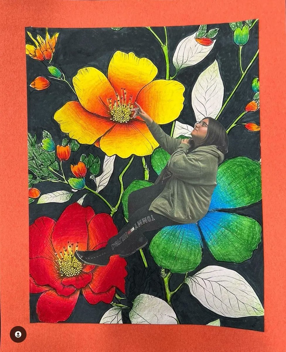 northside_hs's tweet photo. Amazing artwork!! 👏🏼🎨 Shout out to the Art Department for the Kehinde Wiley inspired artists in honor of Black History Month. Beautiful! #iChooseNHS 💜🤍🐾 https://t.co/QMlbFJBHY9