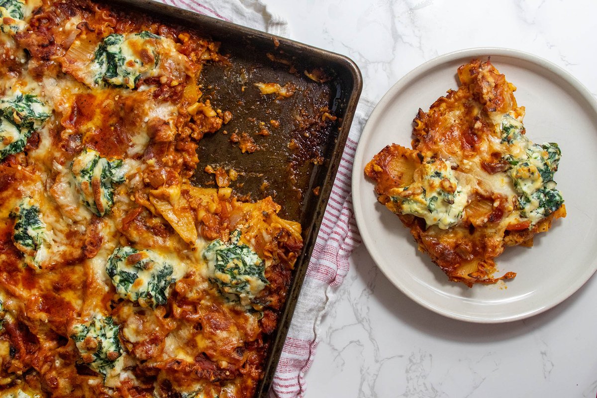 Giadzy on Twitter "Lovers of crispy lasagna edges, this Sheetpan