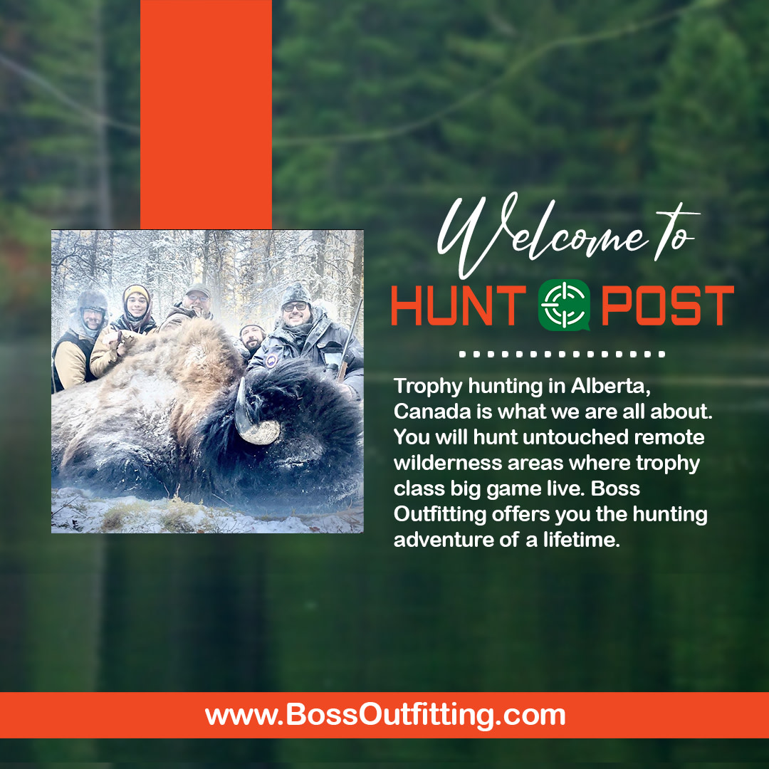 Let's Welcome @BossOutfitting to HuntPost!
-
huntpost.com/pages/2503-bos…
-
Join HuntPost Today 👉 bit.ly/2VG3bmV
-
-
#hunting #bossoutfitting #huntingoutfitter #alberta #canadahunting #huntingseason #outdoorsmen #huntpost #conservation #biggame #bearhunting #deerhunting