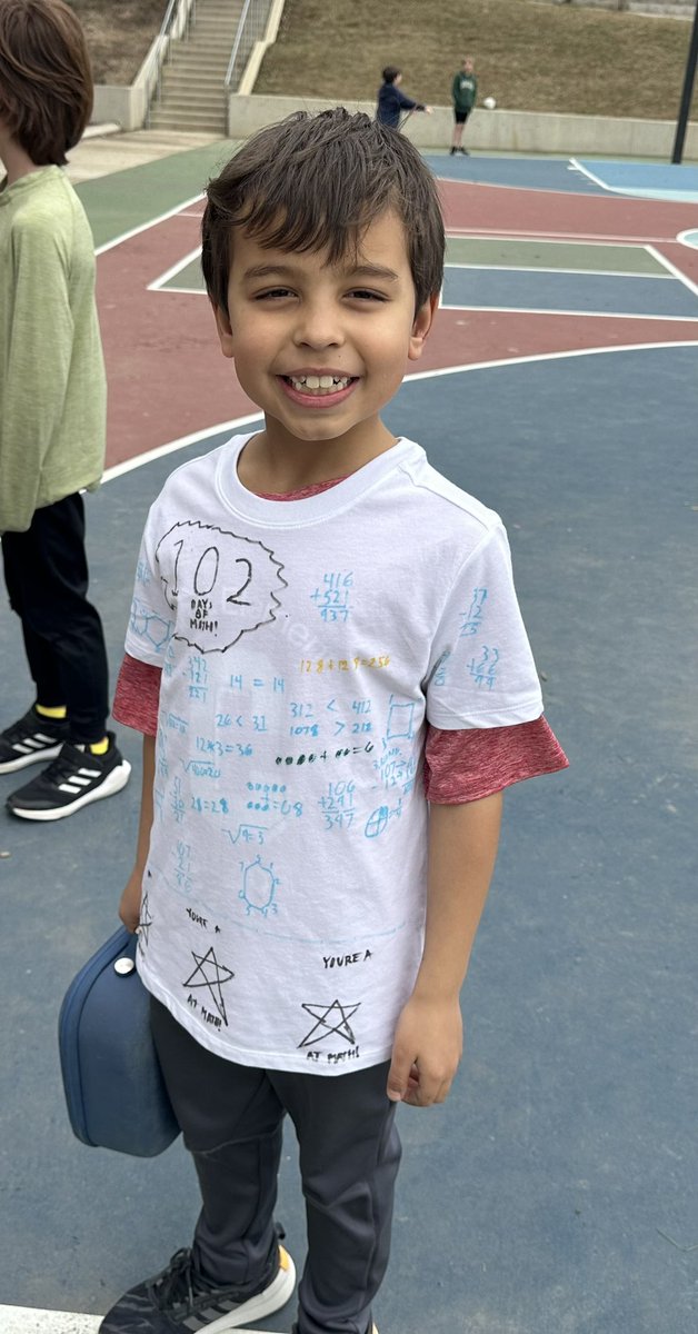 DV (@cardinalmathaps) on Twitter photo Today our second grade mathematicians celebrated 102 days of school! They were so proud to show off their homemade shirts! πΆ <a href="/APSMath/">APS Math Office</a> <a href="/chbrowncardelem/">Colin Brown</a> <a href="/mjobrien322/">Megan O'Brien</a> Today our second grade mathematicians celebrated 102 days of school! They were so proud to show off their homemade shirts! πΆ <a href="/APSMath/">APS Math Office</a> <a href="/chbrowncardelem/">Colin Brown</a> <a href="/mjobrien322/">Megan O'Brien</a>