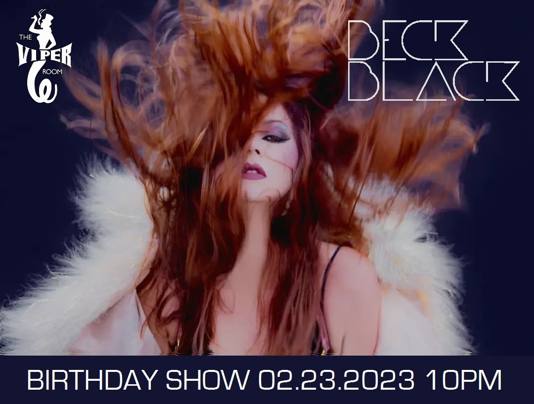 beckblackrocket's tweet photo. Concert &amp; Puppet Show video premiere at The Viper Room 02.23.2023 &amp; soon on YouTube! Get your tickets now

https://t.co/yzqISRIEqH

#BeckBlack #viperroom #puppetshow @billboard @rollingstone @WarnerMusicNash 
@warnermusic @capitolmusic @IslandRecords @MusicCityMemo #LSUG #follow https://t.co/drZoad4WSQ