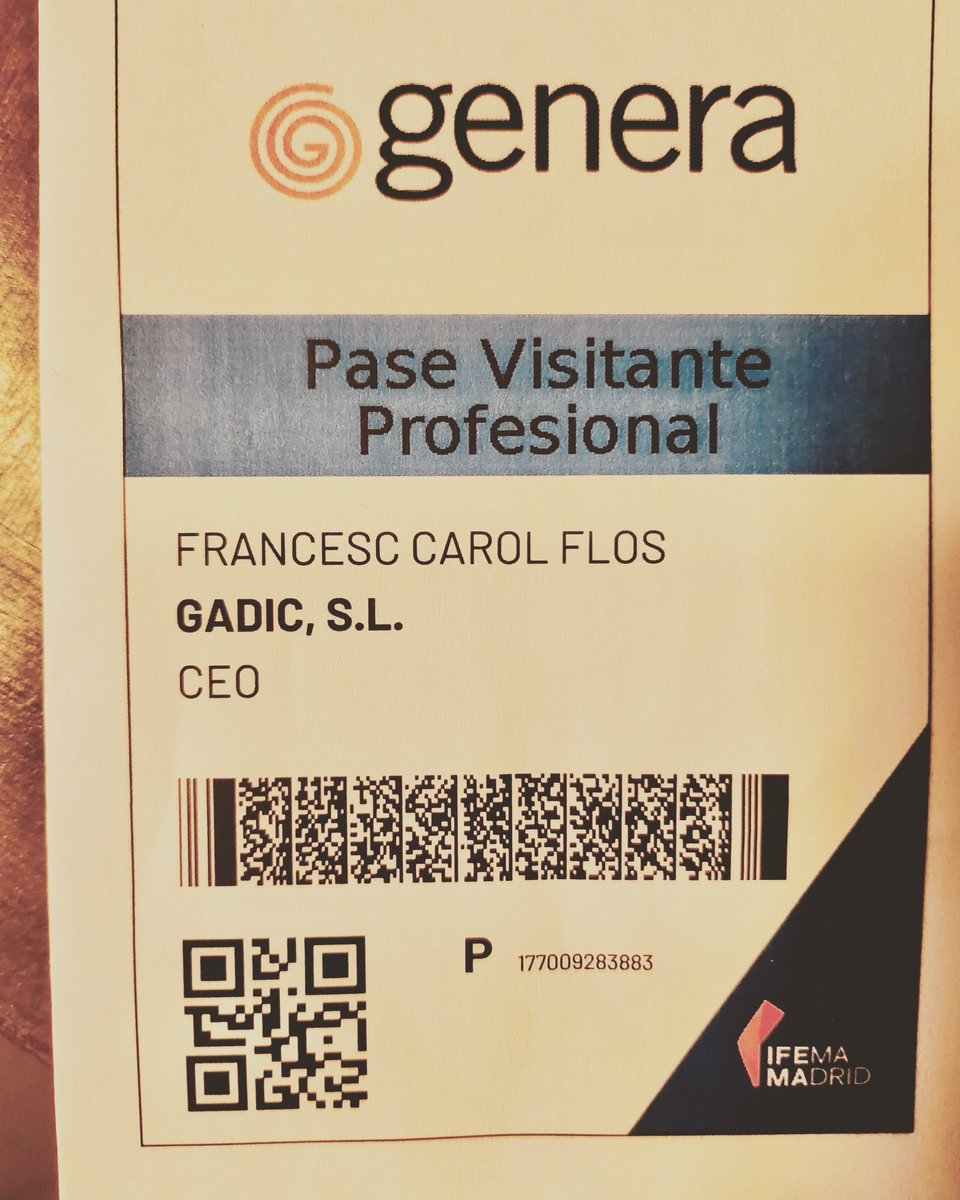 GadicInfo's tweet photo. GADIC asiste un año más a la Feria GENERA en Madrid, manteniendo diversas reuniones en una apretada jornada. 
@Comprometidosconlaenergiaylasostenibilidad 
@gadicsl @FeriaGenera https://t.co/Ta2h9ziEdk