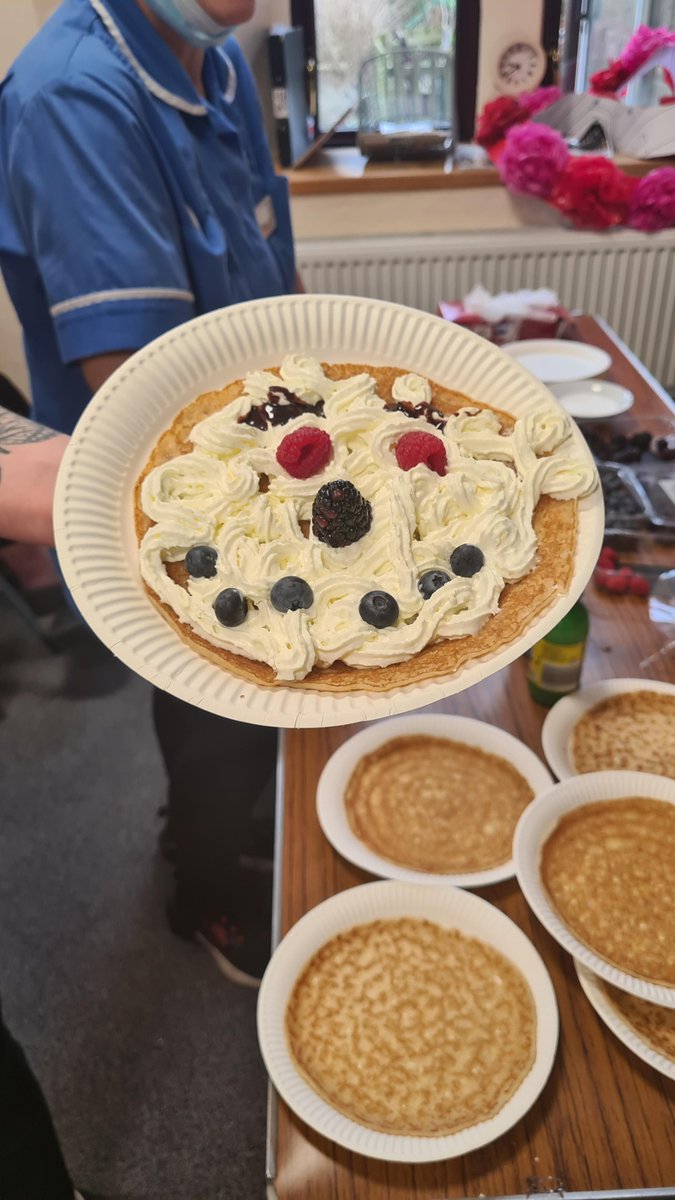NCCTUK's tweet photo. Some more pic's of our delicious looking pancakes from Lancaster House yesterday #PancakeDay2023 #pancaketoppings #ncctuk https://t.co/kearoxbOzk